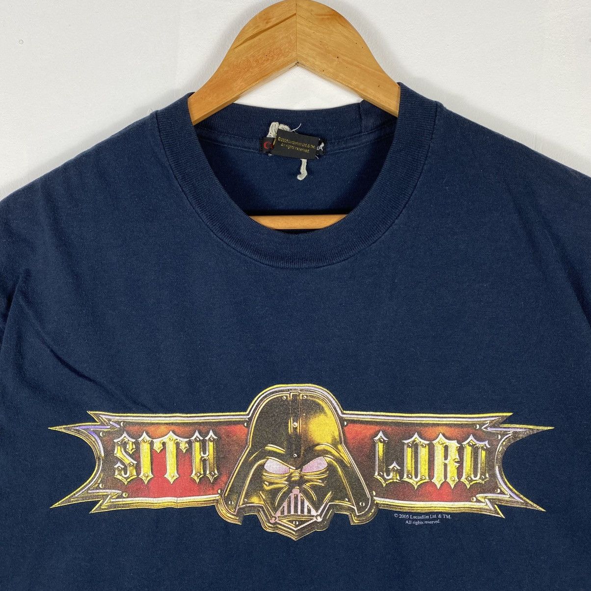 Star Wars Vintage 00's STAR WARS Sith Lord Movie Bold Graphic Tee Size US L / EU 52-54 / 3 - 3 Thumbnail