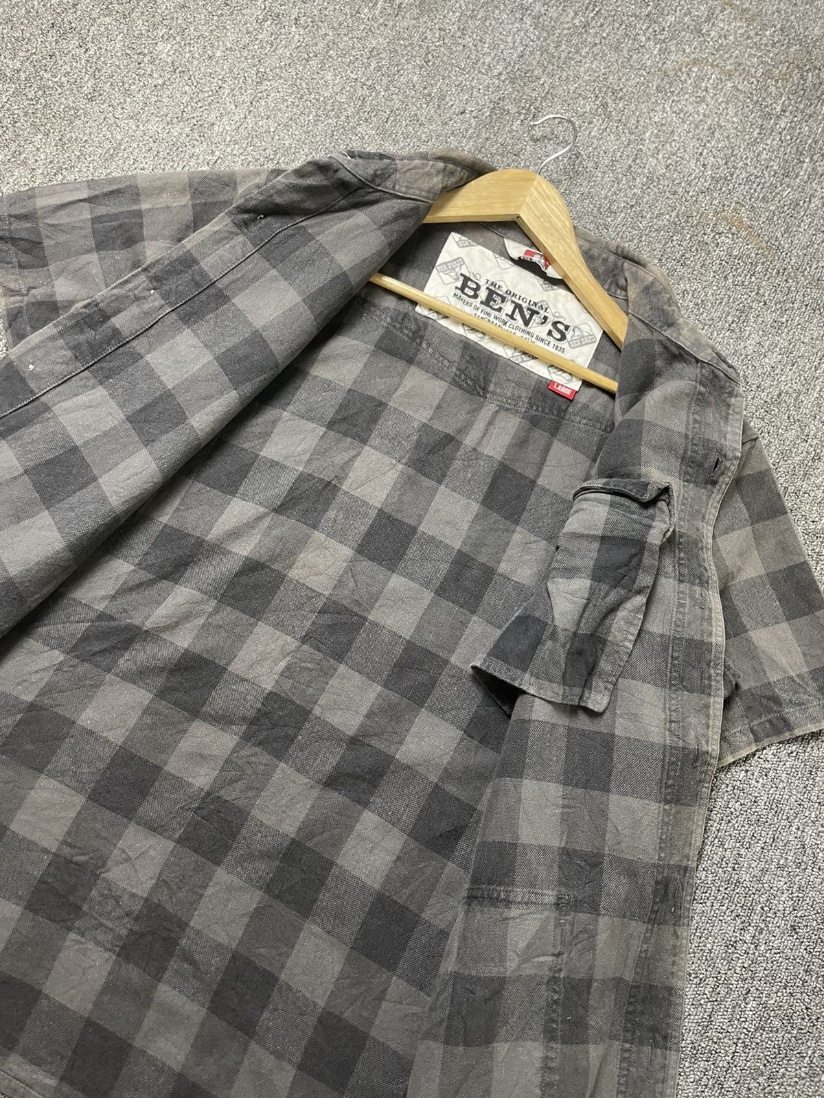 Ben Davis Ben Davis Plaid Twill Short Sleeve Button Up Shirts (180) Size US L / EU 52-54 / 3 - 4 Thumbnail