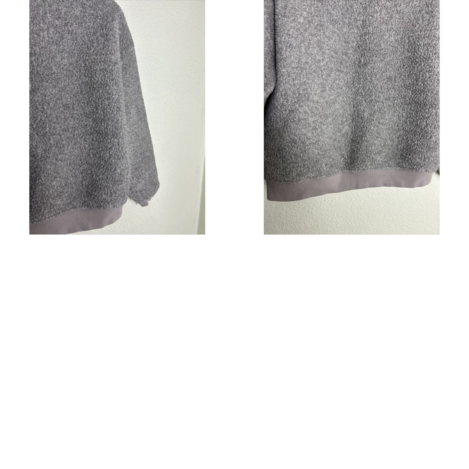 Madewell Madewell Sweatshirt Crewneck Fleece Pullover Polartec Small Gray Women Pocket Size S / US 4 / IT 40 - 10 Thumbnail