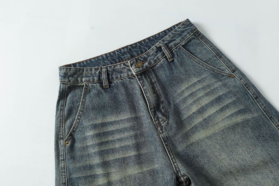 Japanese Brand × Jean Vintage Blue Baggy Ripped Loose Jeans Size US 29 - 8 Thumbnail