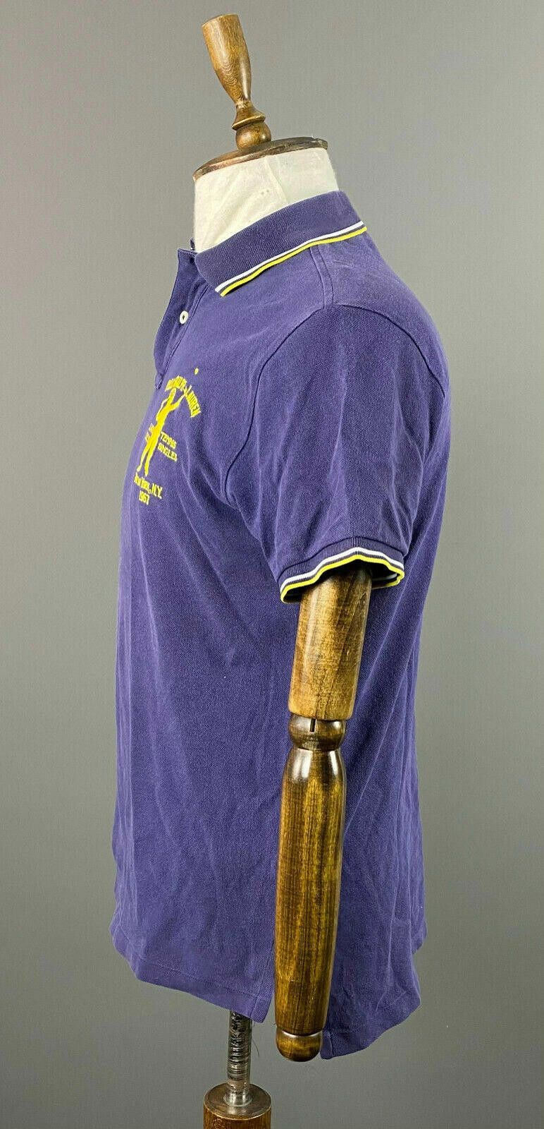 Polo Ralph Lauren Polo Ralph Lauren N.Y. 67 Tennis Blue Polo Shirt Size M Size US M / EU 48-50 / 2 - 5 Thumbnail
