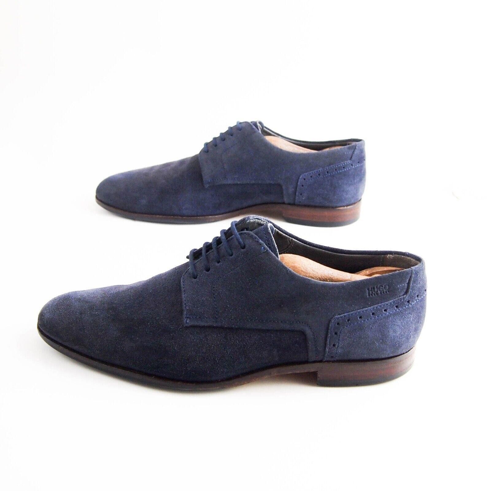Hugo Boss Hugo Boss Derby Oxfords Blue Suede Mens EU 41 US 8 Size US 8 / EU 41 - 2 Thumbnail