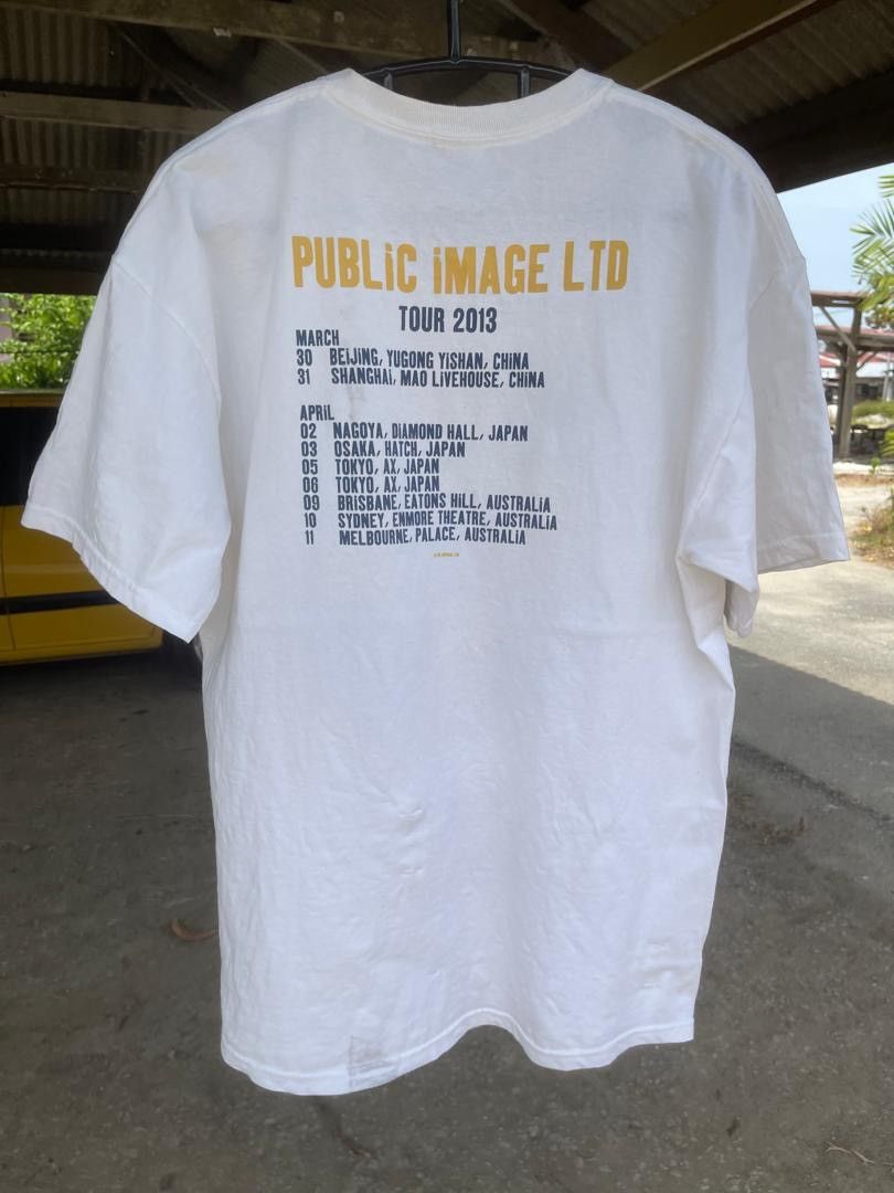 Band Tees Vintage Public Image Limited PiL Tour John Lydon Sex Pistols Size US L / EU 52-54 / 3 - 4 Thumbnail