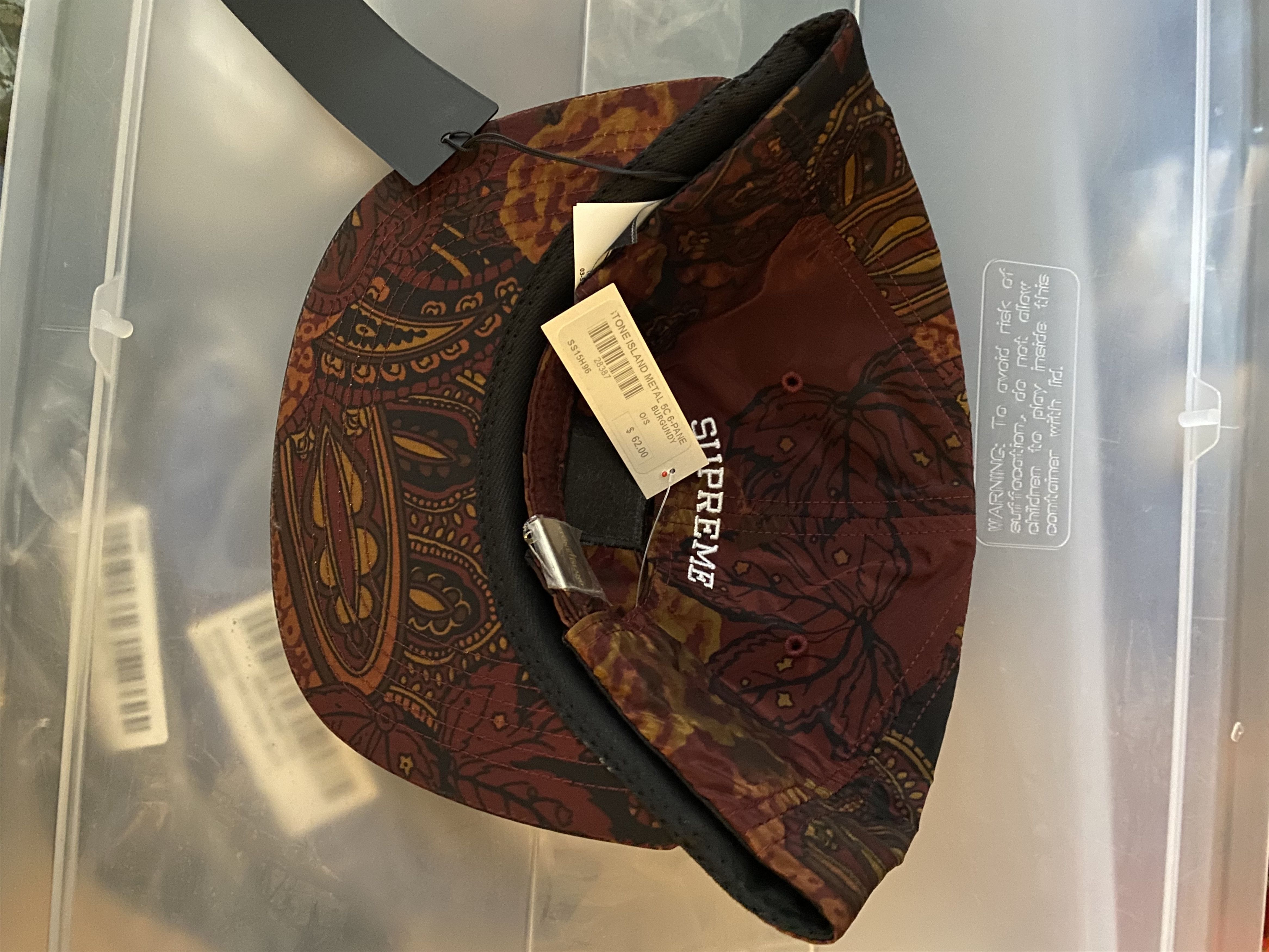 Stone Island × Supreme Supreme x Stone Island Metal 5C Cap SS15 Size ONE SIZE - 2 Thumbnail