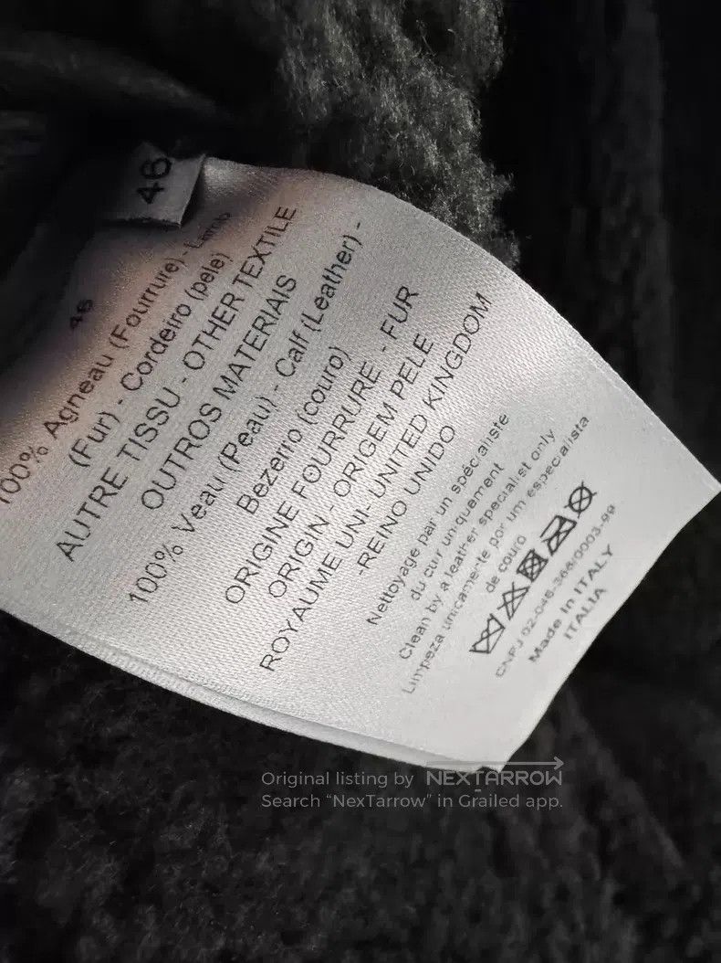 Dior Dior Leather and Fur Integrated Fur Coat Size US S / EU 44-46 / 1 - 6 Thumbnail