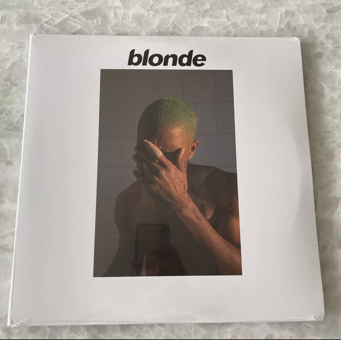 image of Frank Ocean - Blonde Vinyl Record Album 2X Lp Sealed New in White, Men's