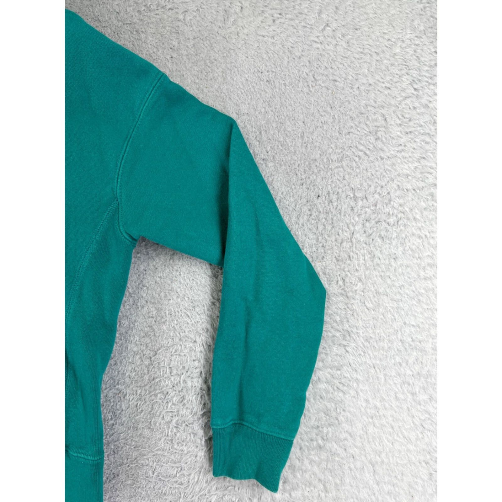 Champion Champion Hoodie Adult Small Teal Recreation Reverse Weave Sweatshirt Men Crew Neck Pullover Logo Jersey Cotton Blend Color: Green Size US S / EU 44-46 / 1 - 5 Thumbnail