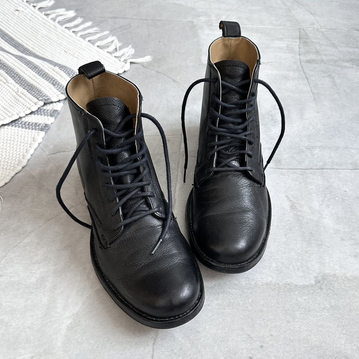 Dirk Bikkembergs Frye Phillip Lace Up Combat Biker Boots Viberg Vibe Size US 7.5 / EU 40-41 - 7 Thumbnail