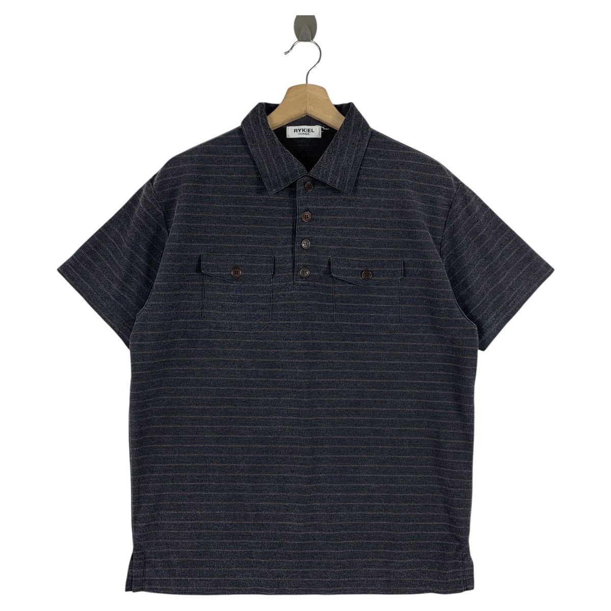 Designer × Sonia Rykiel RYKIEL HOMME double pocket polo tee Size US M / EU 48-50 / 2 - 1 Thumbnail