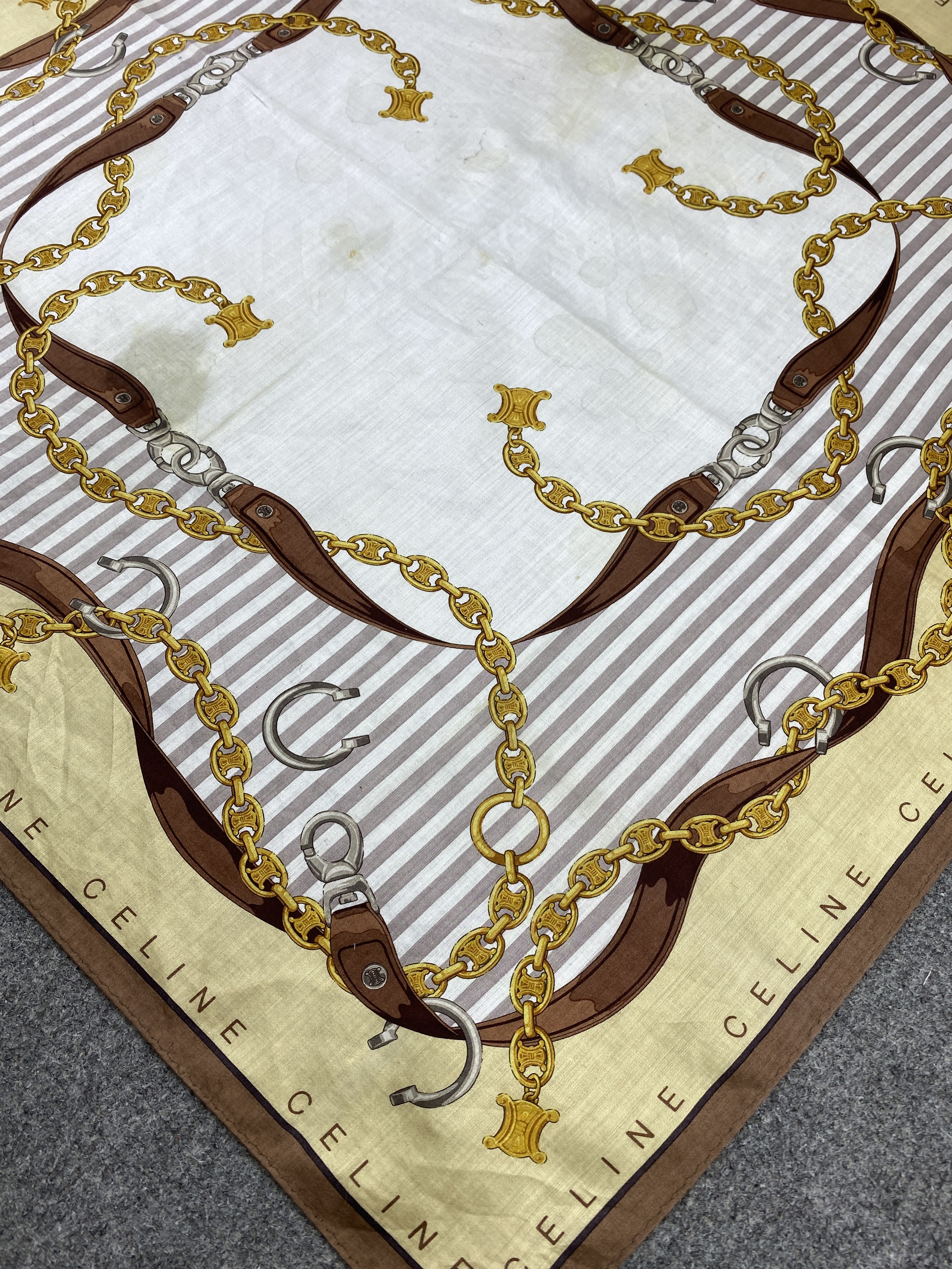 Celine Celine Paris Handkerchief / Neckerchief / Bandana HKC1112 Size ONE SIZE - 5 Thumbnail