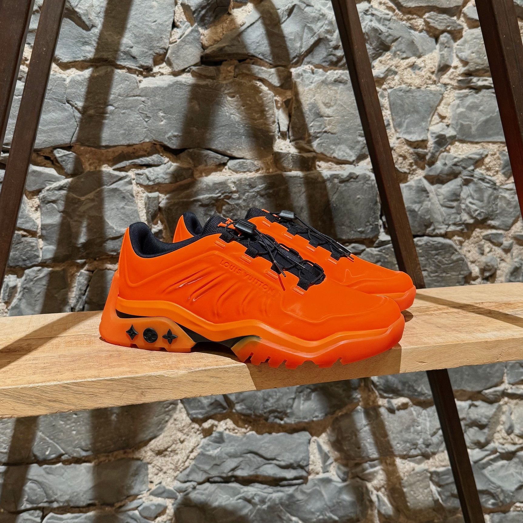 Louis Vuitton Louis Vuitton 2021 Millenium Orange Black Sneakers Size US 8.5 / EU 41-42 - 1 Thumbnail