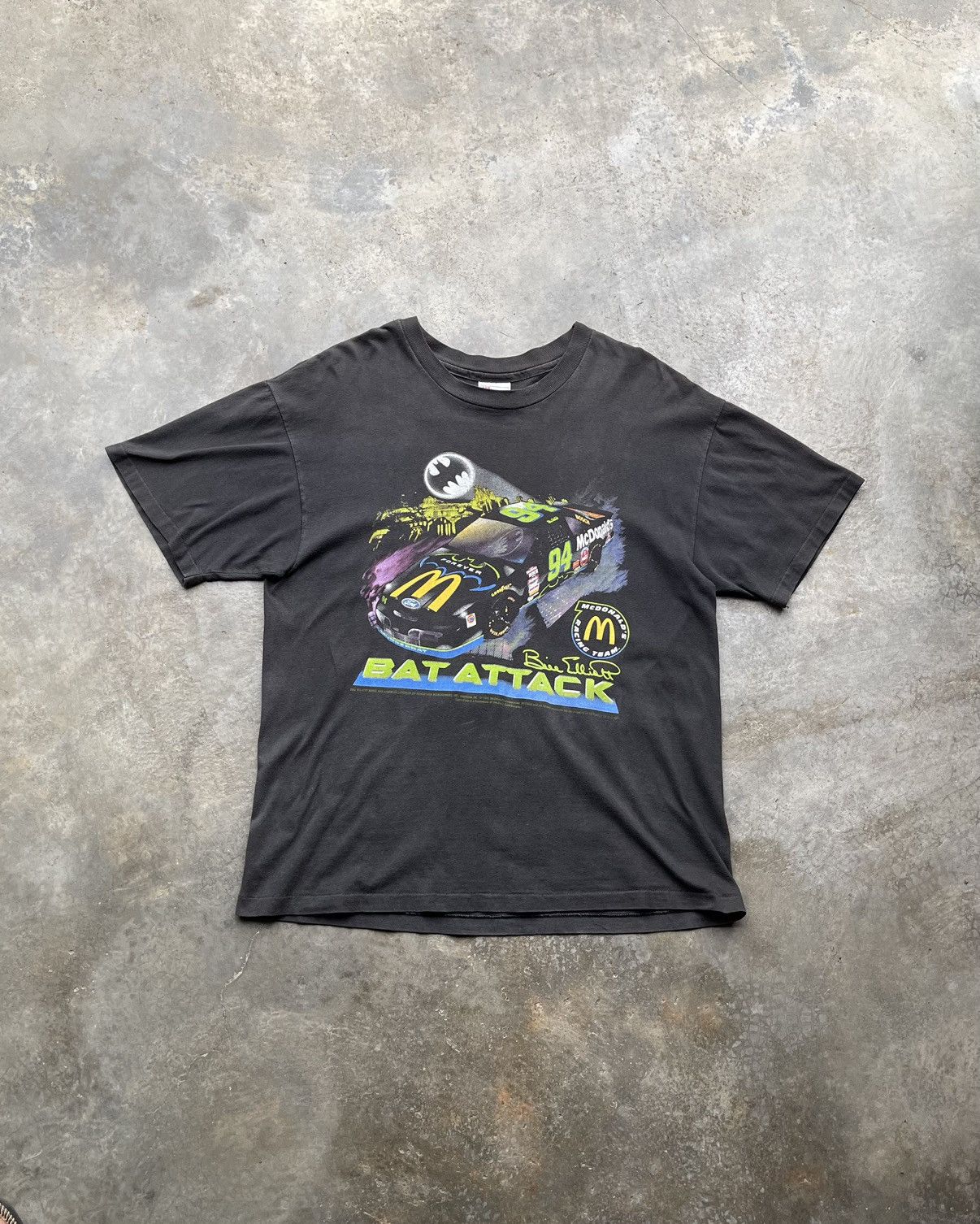 DC Comics × NASCAR × Vintage Vintage Nascar 1995 Bill Elliott/Batman/McDonald’s Size US L / EU 52-54 / 3 - 1 Thumbnail