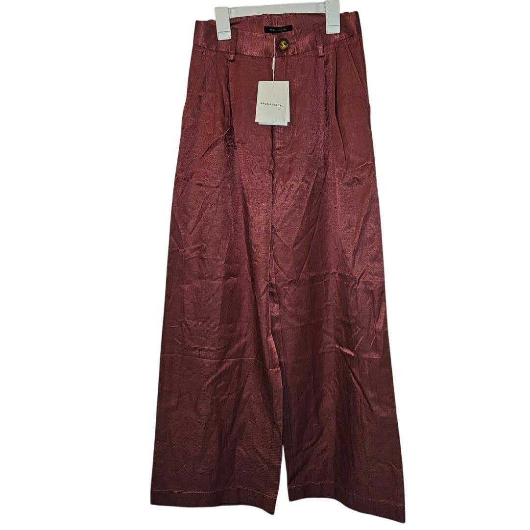 Anthropologie New Anthropologie Magali Pascal Audra Pants $345 SMALL Rose Size 27" / US 4 / IT 40 - 7 Thumbnail