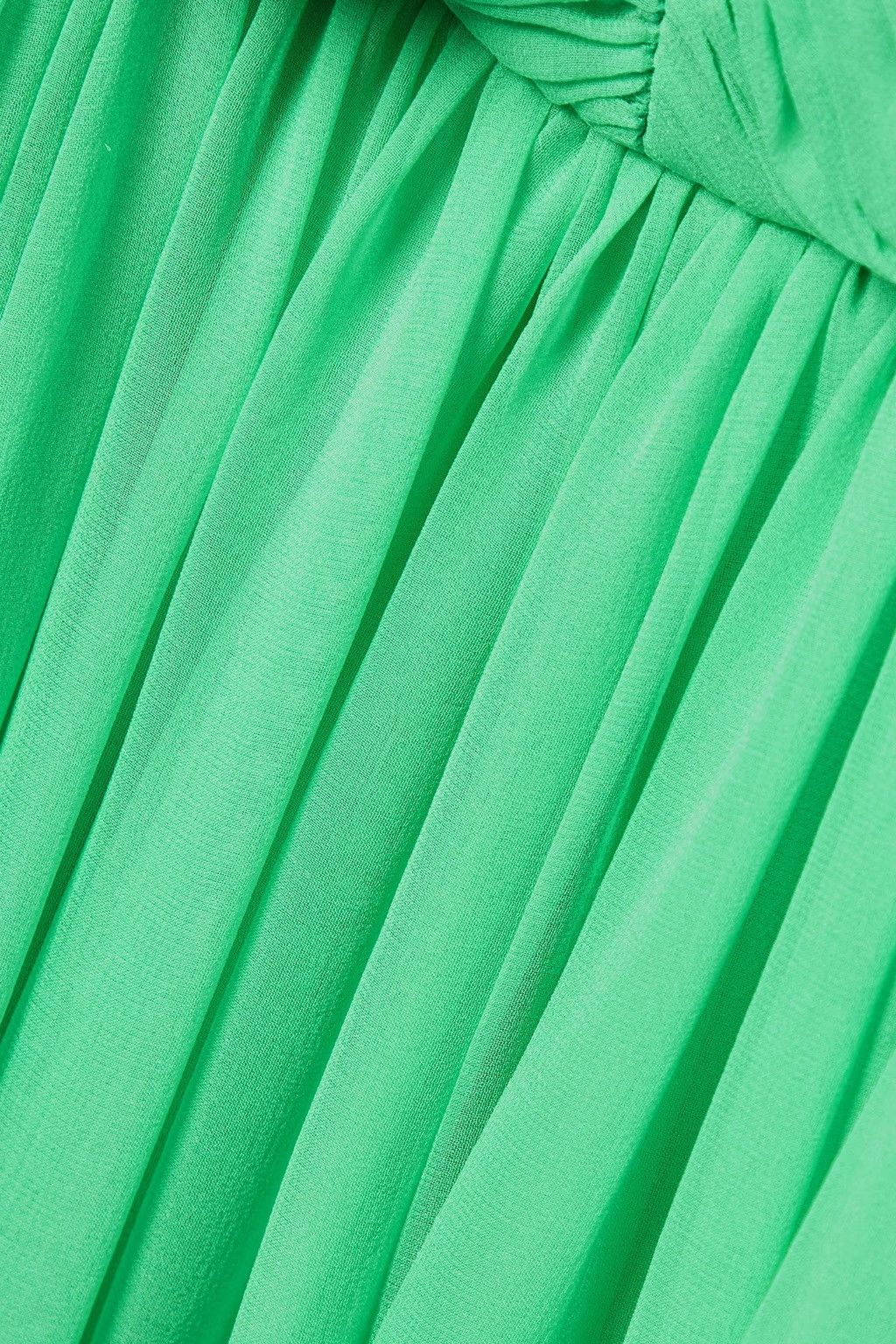 Adam Lippes ADAM LIPPES Pleated silk-chiffon maxi Dress Mint MSRP $4890 Size XS / US 0-2 / IT 36-38 - 3 Thumbnail