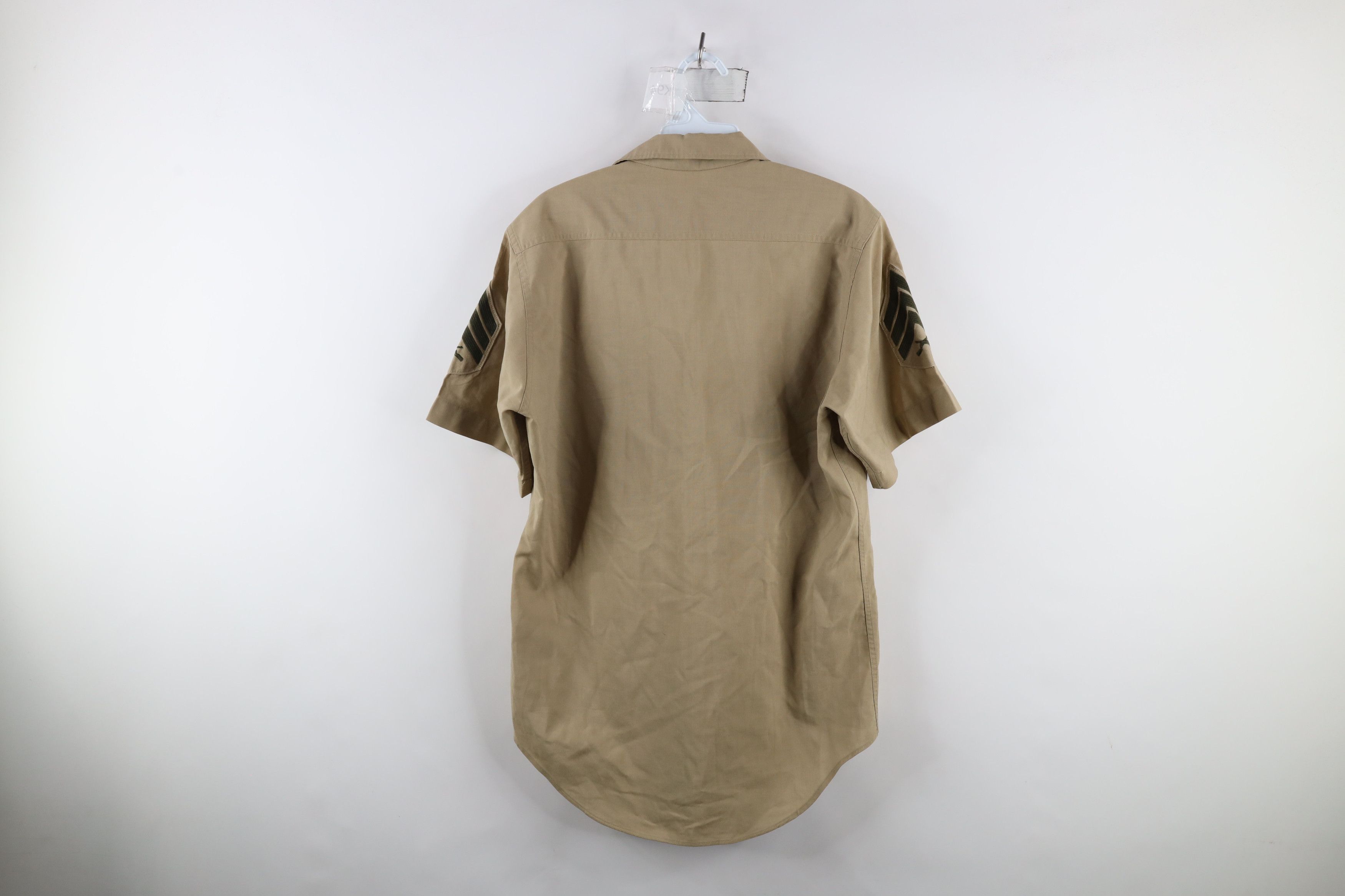 Vintage Vintage 60s 70s Vietnam War Military Field Button Shirt Size US L / EU 52-54 / 3 - 9 Thumbnail