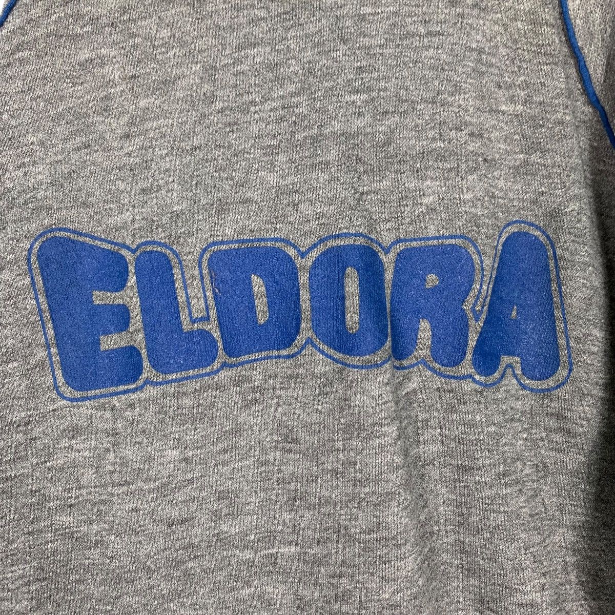 Japanese Brand 80’s ELDORA Big Logo Pullover Hoodies Sweatshirt #1243-C56 Size US L / EU 52-54 / 3 - 13 Thumbnail