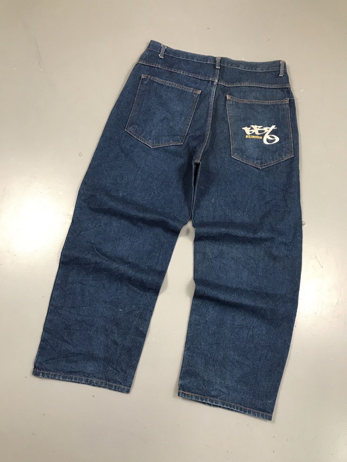 JNCO × Southpole × Vintage Vintage BBT spell out baggy fit denim Size US 36 / EU 52 - 2 Thumbnail