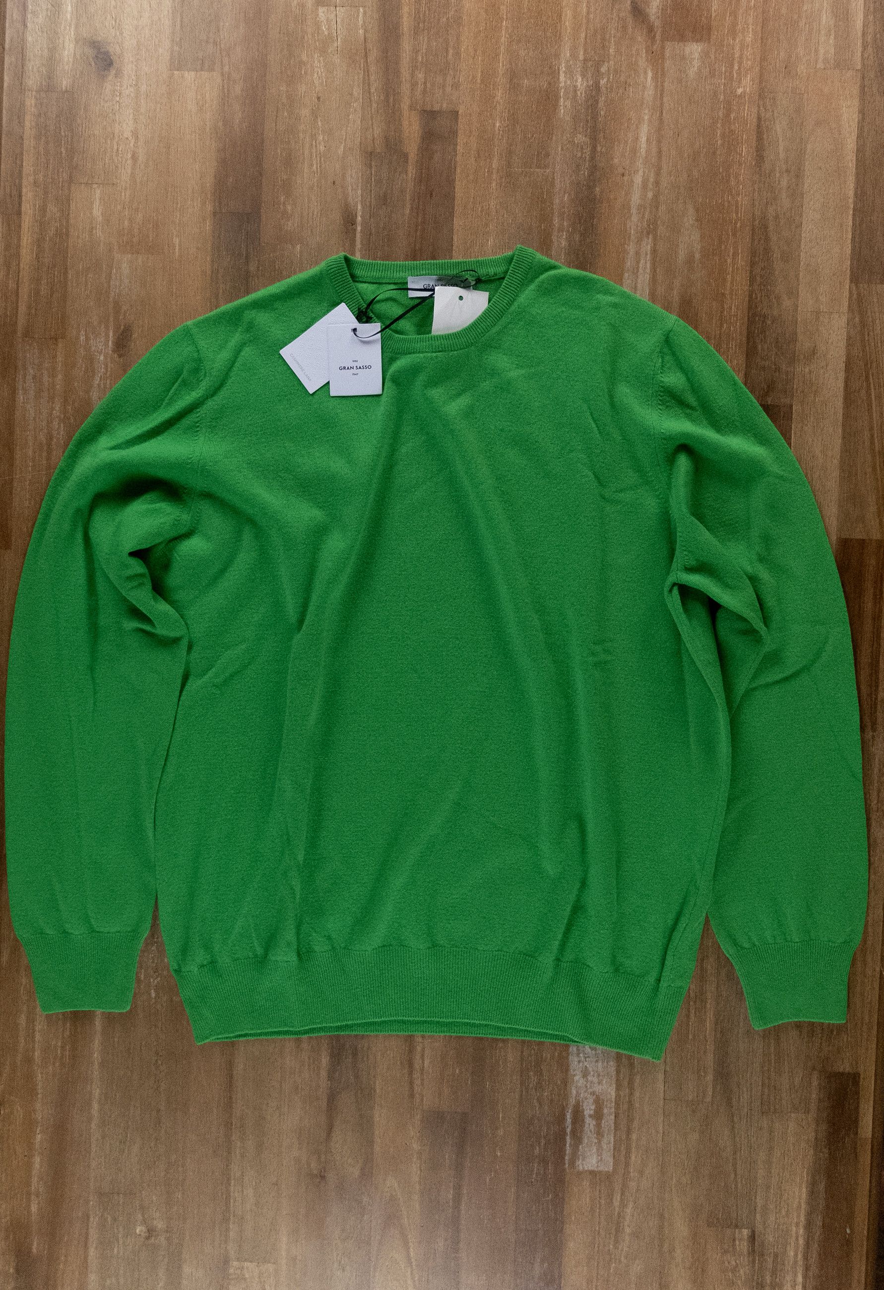Gran Sasso GRAN SASSO green crewneck wool cashmere sweater Size 3XL Size US XXL / EU 58 / 5 - 1 Thumbnail