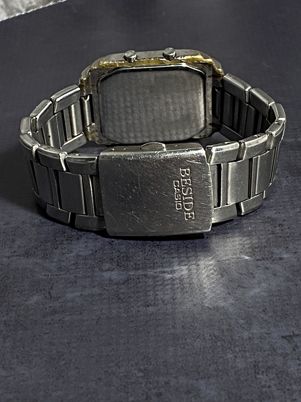 Casio Casio Beside Dual Display Vintage Stainless Steel Watch Size ONE SIZE - 13 Thumbnail