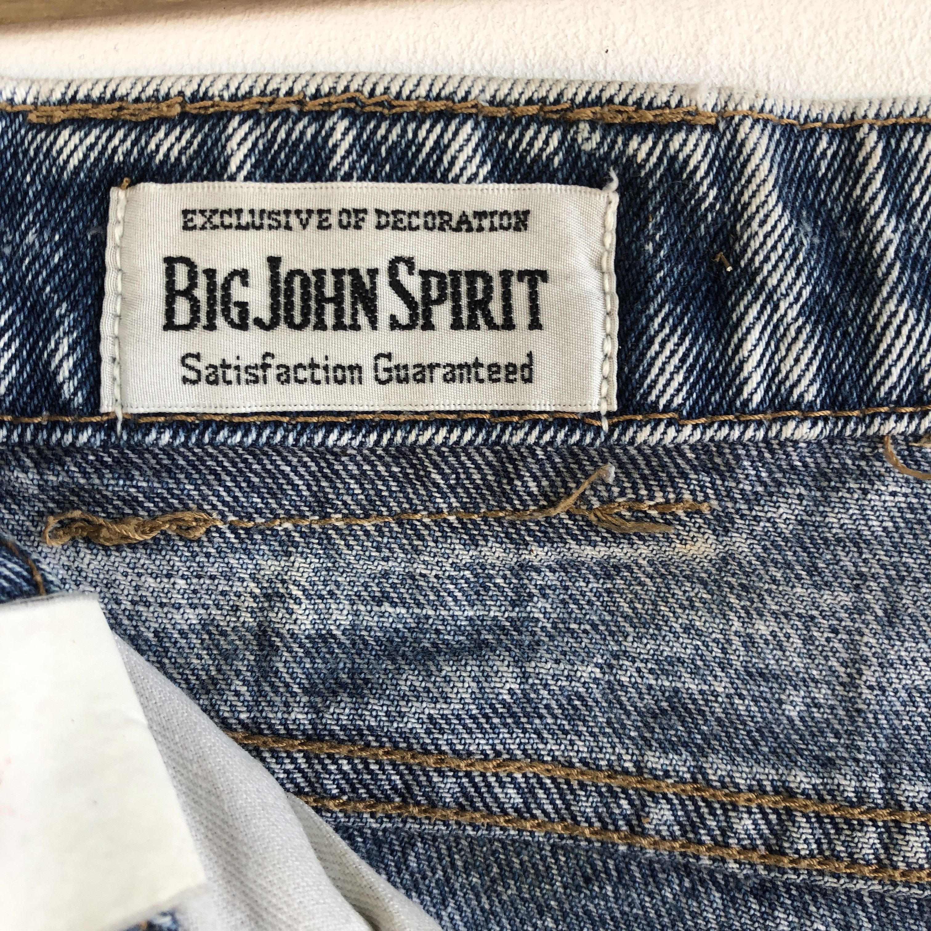 Big John Vintage Big John Jeans Dirty Big John Denim Pants Size 28" / US 6 / IT 42 - 6 Thumbnail