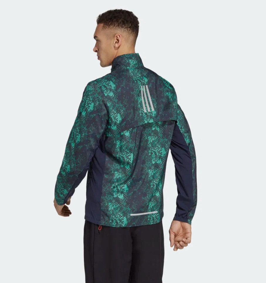Adidas Adidas IC7596 Marathon Python Print Jacket Green ( S ) Size US S / EU 44-46 / 1 - 2 Thumbnail