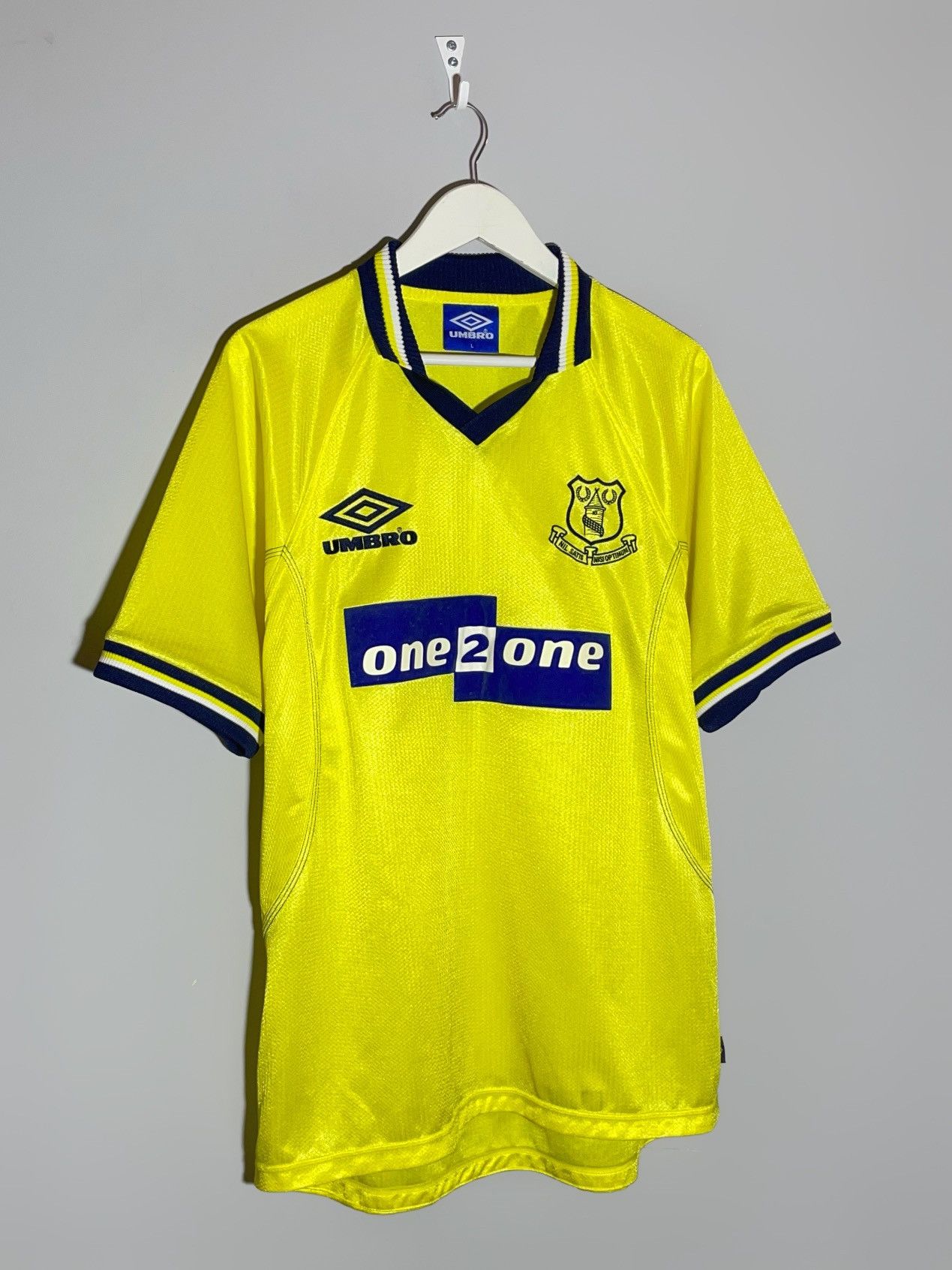 Umbro × Vintage Everton Umbro 1998/99 Vintage Third Y2k Football Shirt Size US L / EU 52-54 / 3 - 2 Thumbnail