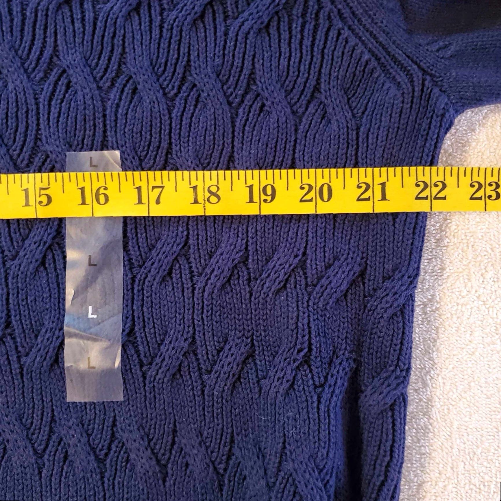 Club Room Club Room Mens Chunky Knit Sweater Karanda Cowl Neck NWT 100% Cotton Size L Size US L / EU 52-54 / 3 - 6 Thumbnail