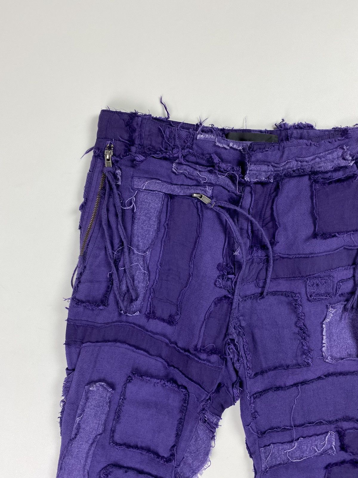 Haider Ackermann BNWT! Haider Ackermann ladies patchwork cropped pants Size 26" / US 2 / IT 38 - 9 Thumbnail