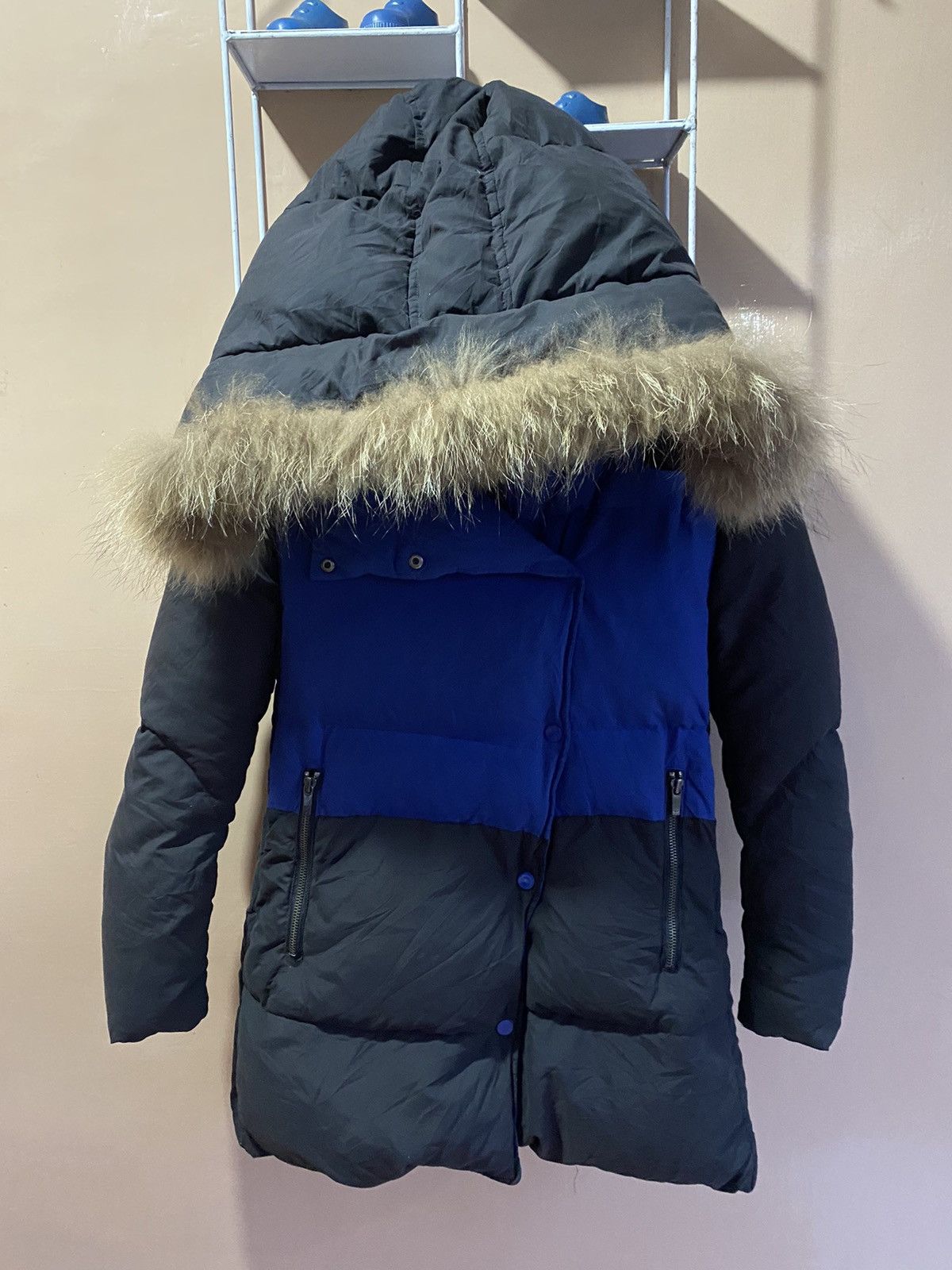 If Six Was Nine × Japanese Brand × Le Grande Bleu (L.G.B.) 💸BINDINGOFFER💸Plastic Island Down FurJacket Lgb Ifsixwasnine Size US S / EU 44-46 / 1 - 2 Thumbnail