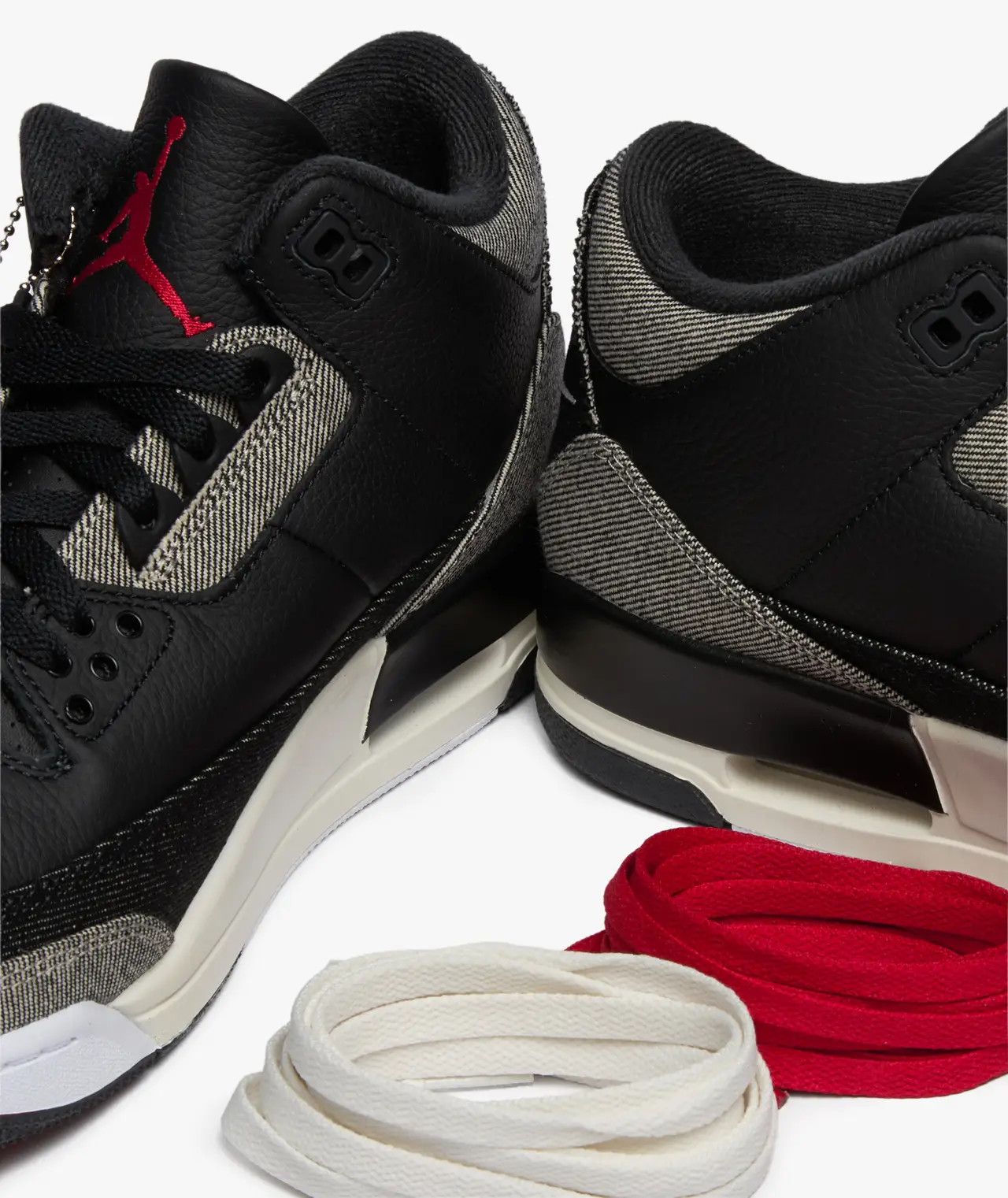 Jordan Brand × Levi's Jordan x Levis Retro 3 in Black Size US 12 / EU 45 - 4 Thumbnail