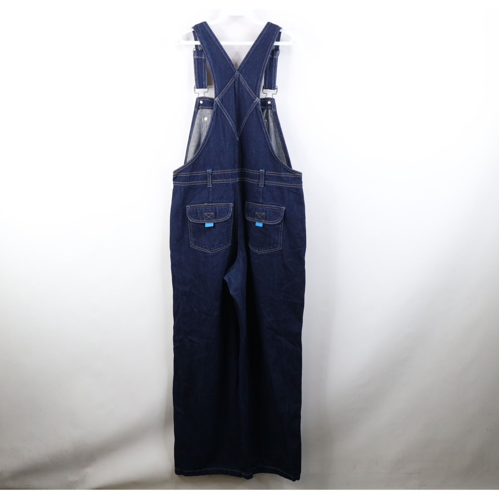Vintage Vintage Y2K Streetwear Babydoll Wide Leg Denim Overalls Size 28" / US 6 / IT 42 - 15 Thumbnail