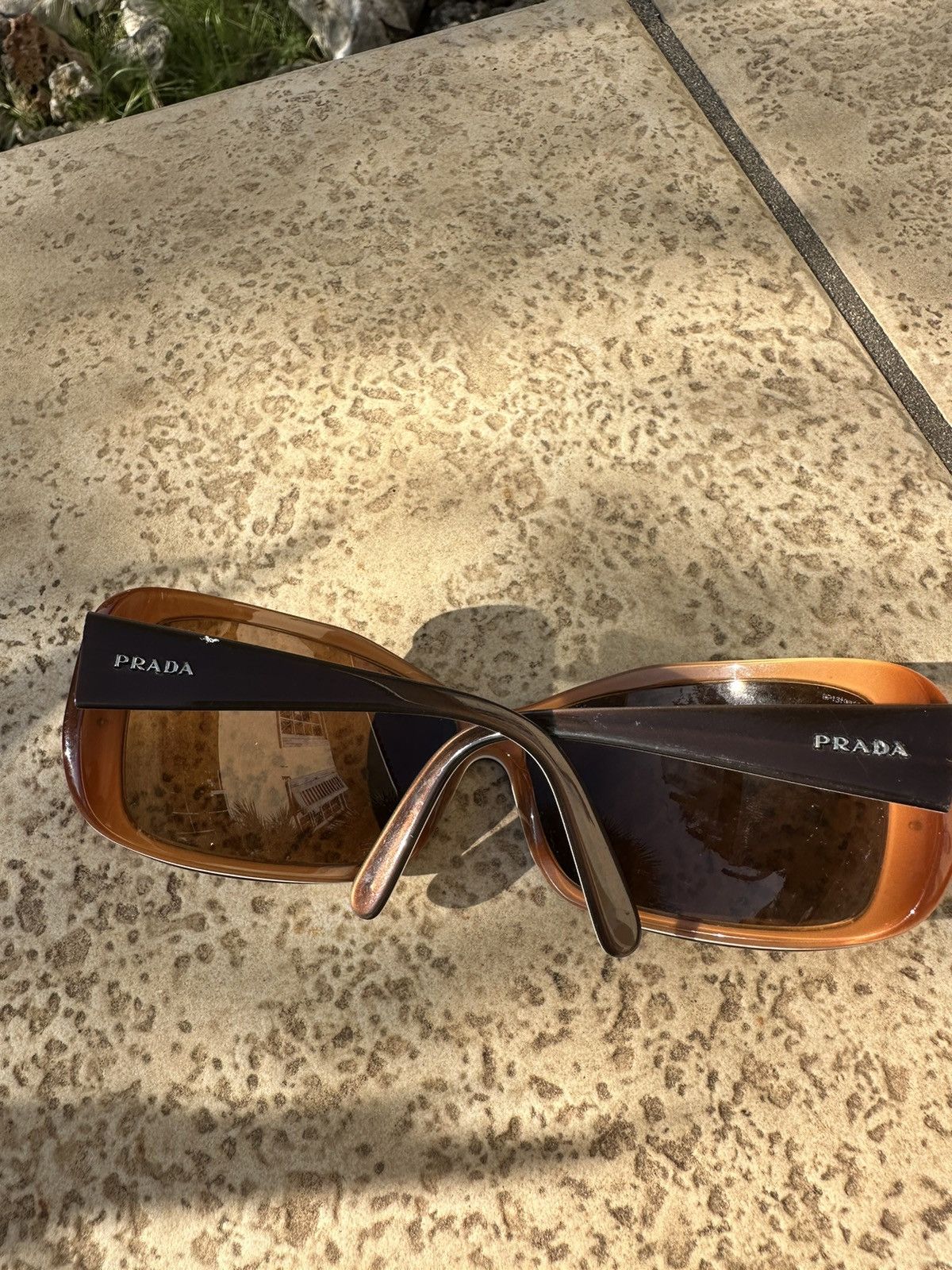 Prada Prada Sunglasses Brown SPR04F Size ONE SIZE - 6 Thumbnail