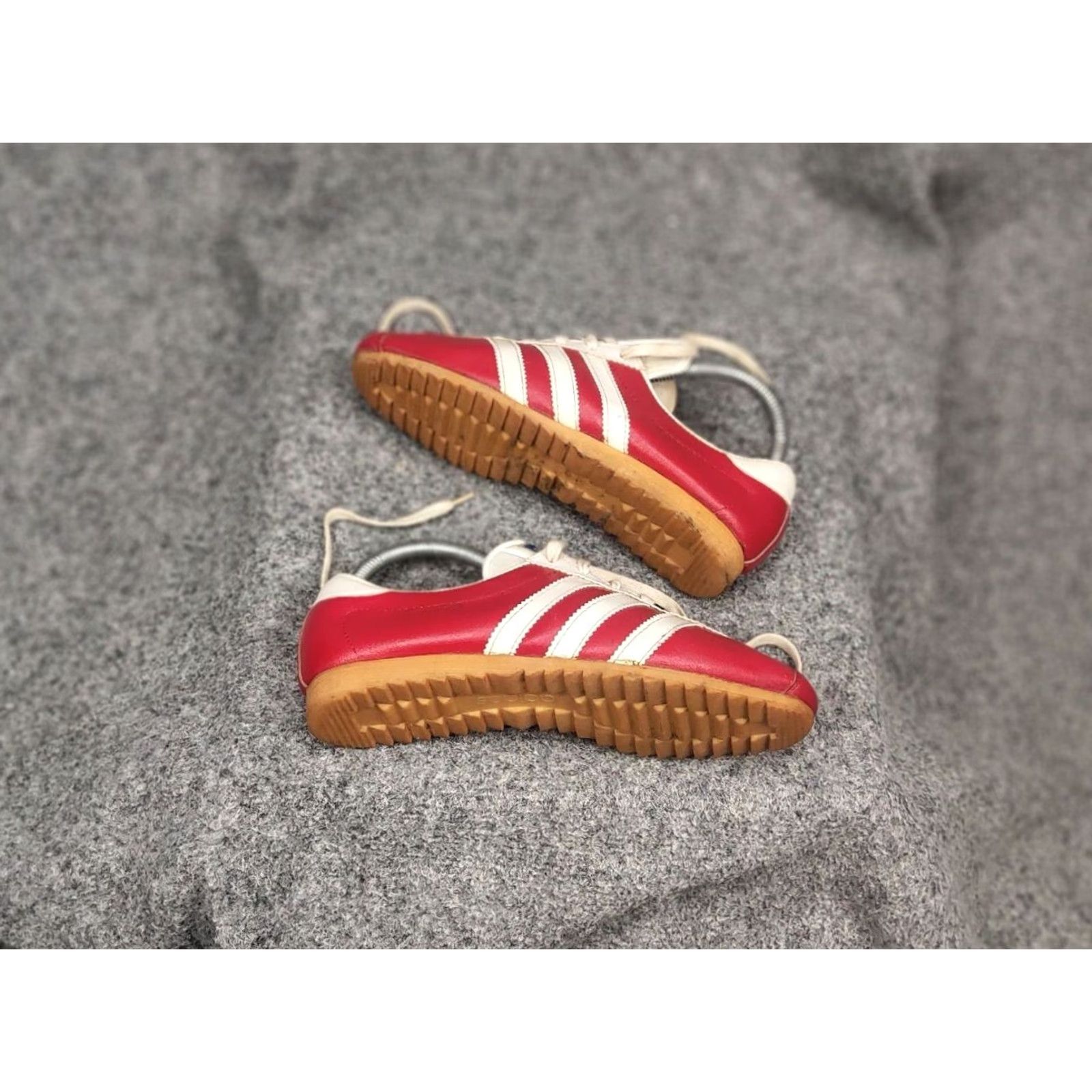 Adidas Adidas Hobby Vintage Sneakers 70's Austria Red Leather Trainers Shoes Size US 5 / EU 37 - 3 Thumbnail