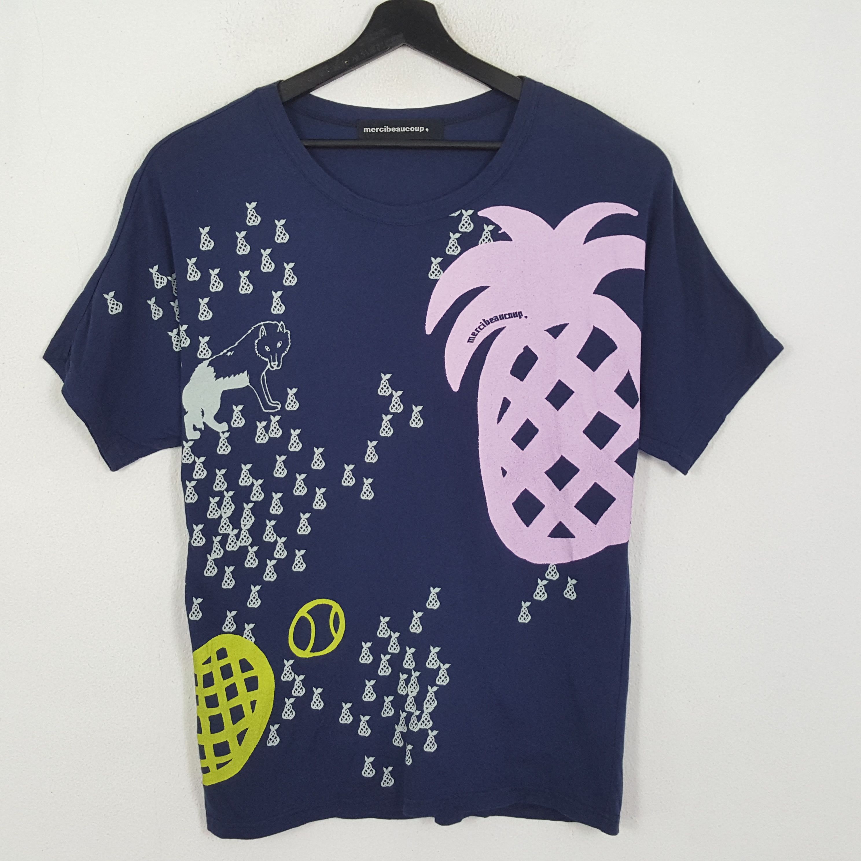 Issey Miyake × Japanese Brand × mercibeaucoup MERCIBEAUCOUP Japanese Designer Brand Issey Miyake Tshirt Size L / US 10 / IT 46 - 1 Thumbnail