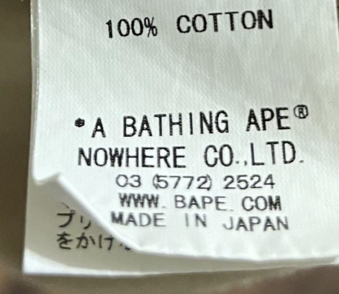 Bape Bape tee shirt Size US L / EU 52-54 / 3 - 7 Thumbnail