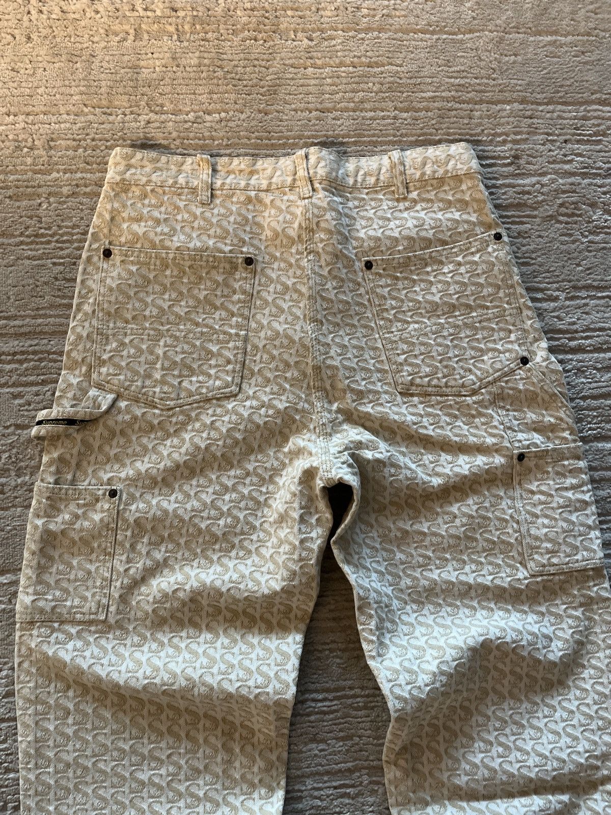 Supreme Supreme 21aw Monogram carpenter pants Size US 32 / EU 48 - 5 Thumbnail