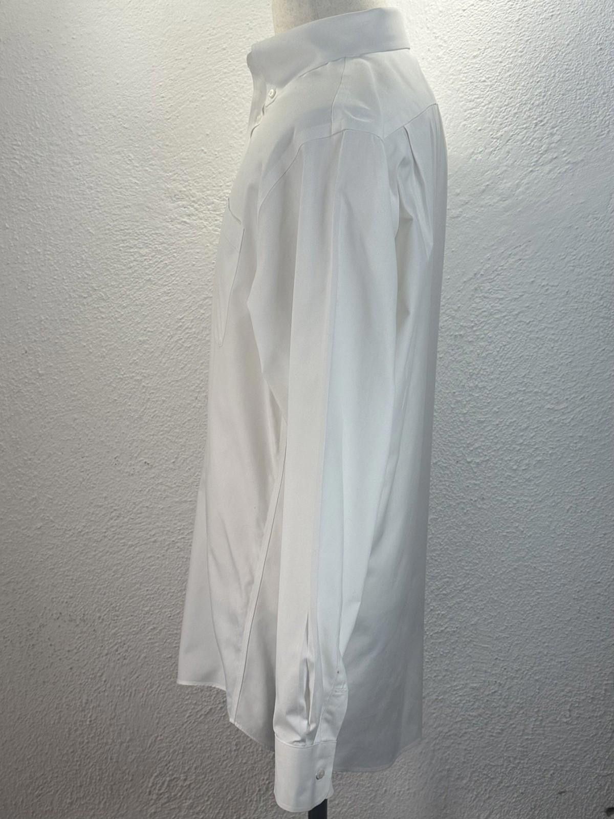 Nordstrom Nordstrom Trad. Fit Wrinkle Free White Mens 35 Button-Down Size 36R - 2 Thumbnail