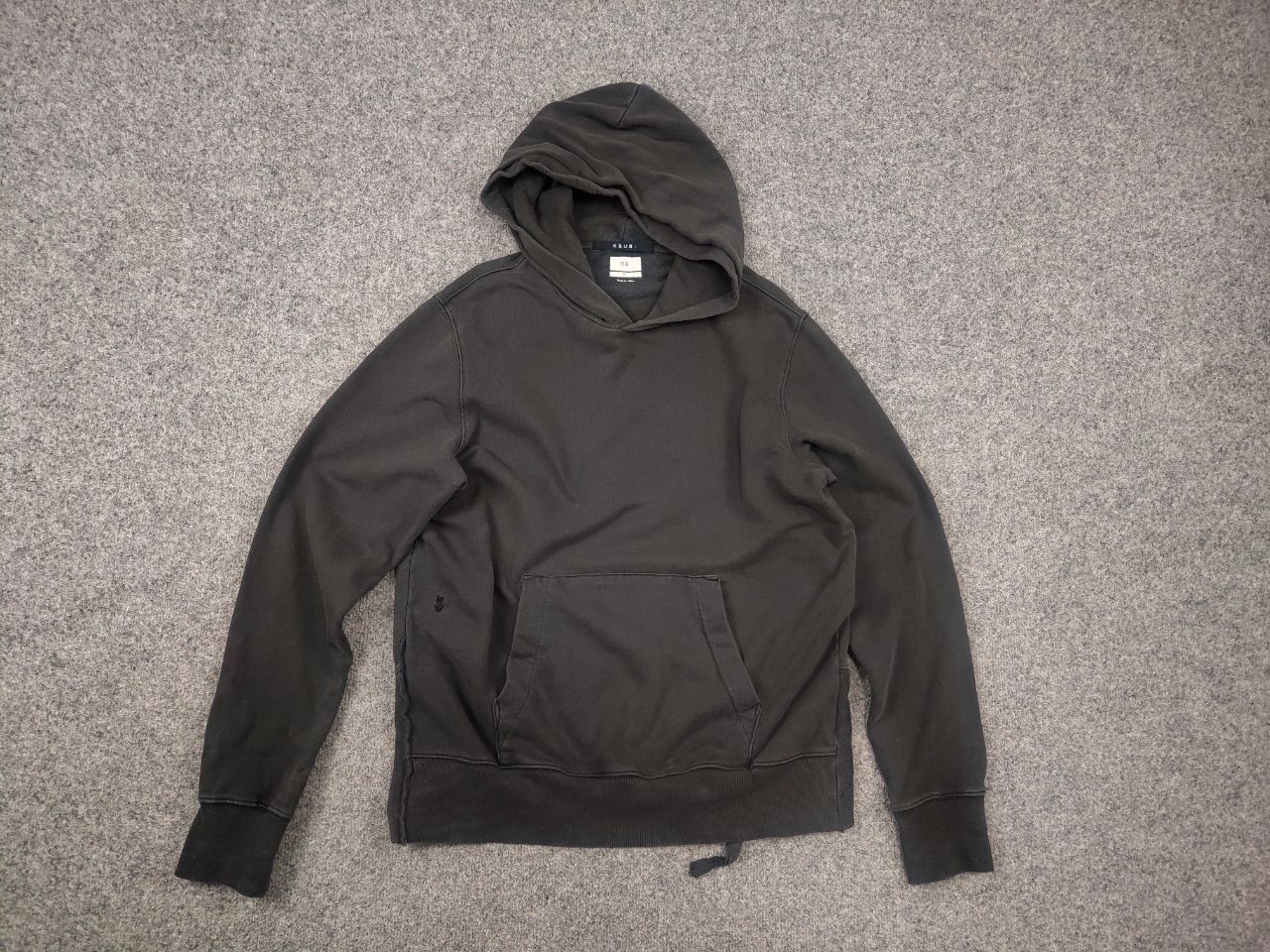 Ksubi Ksubi Japan Brink Black LIfe Gray Pocket Oversized Hoodie Size US M / EU 48-50 / 2 - 11 Thumbnail