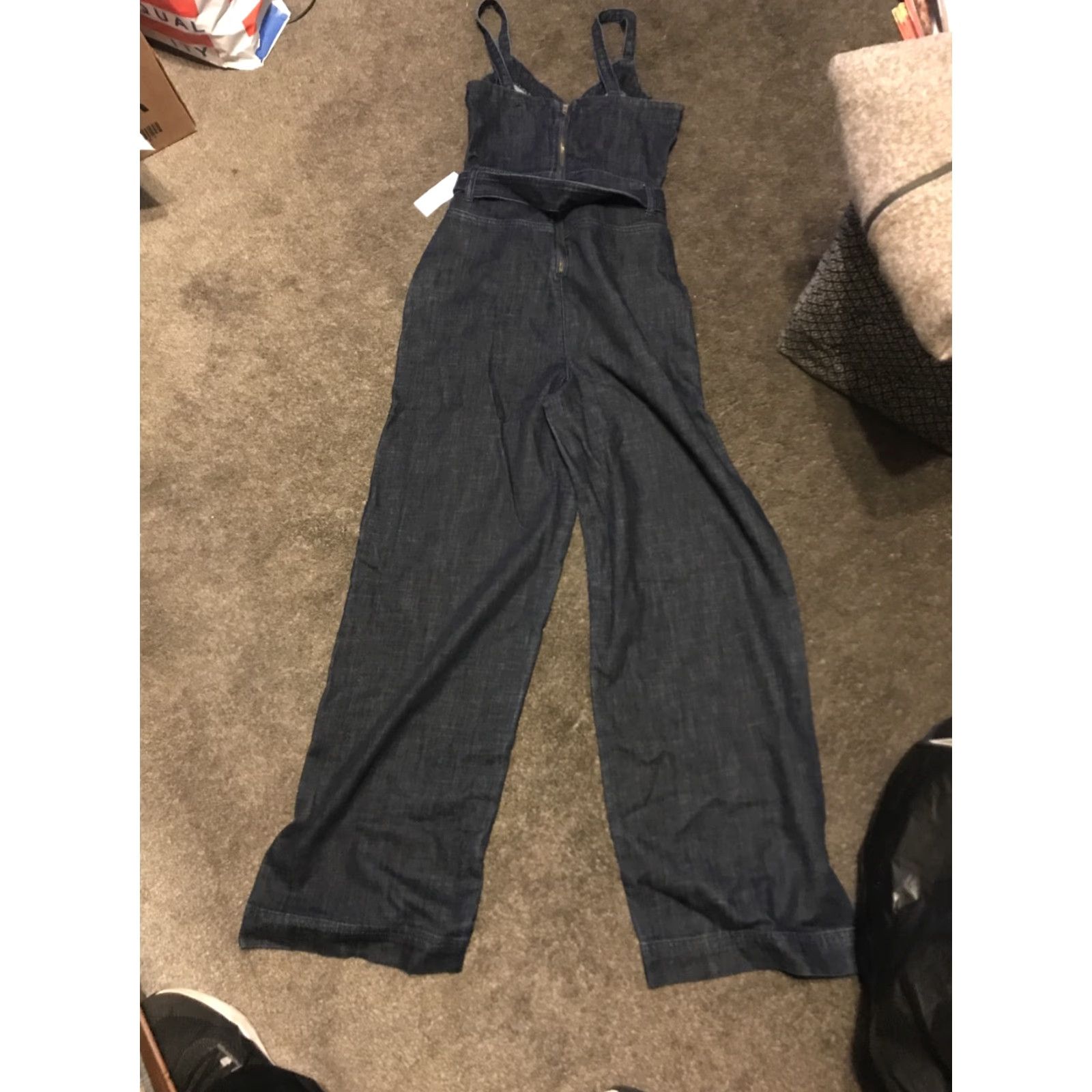 American Eagle Outfitters American Eagle Outfitters Denim Overalls One-Piece Size 4 Women Blue Denim Overall New with Tags Size 27" / US 4 / IT 40 - 4 Thumbnail