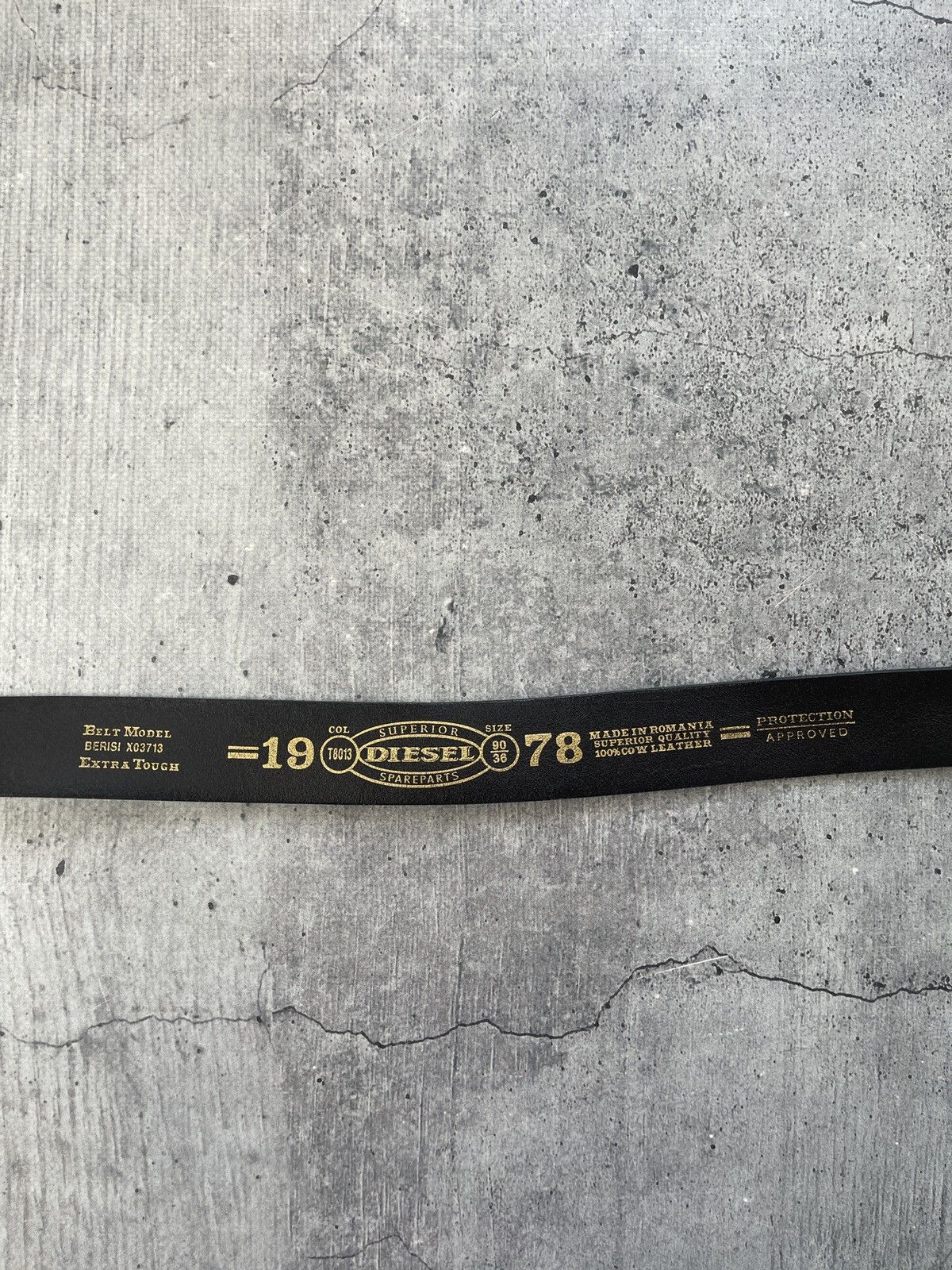Diesel Vintage Leather Diesel Belt Size ONE SIZE - 7 Thumbnail