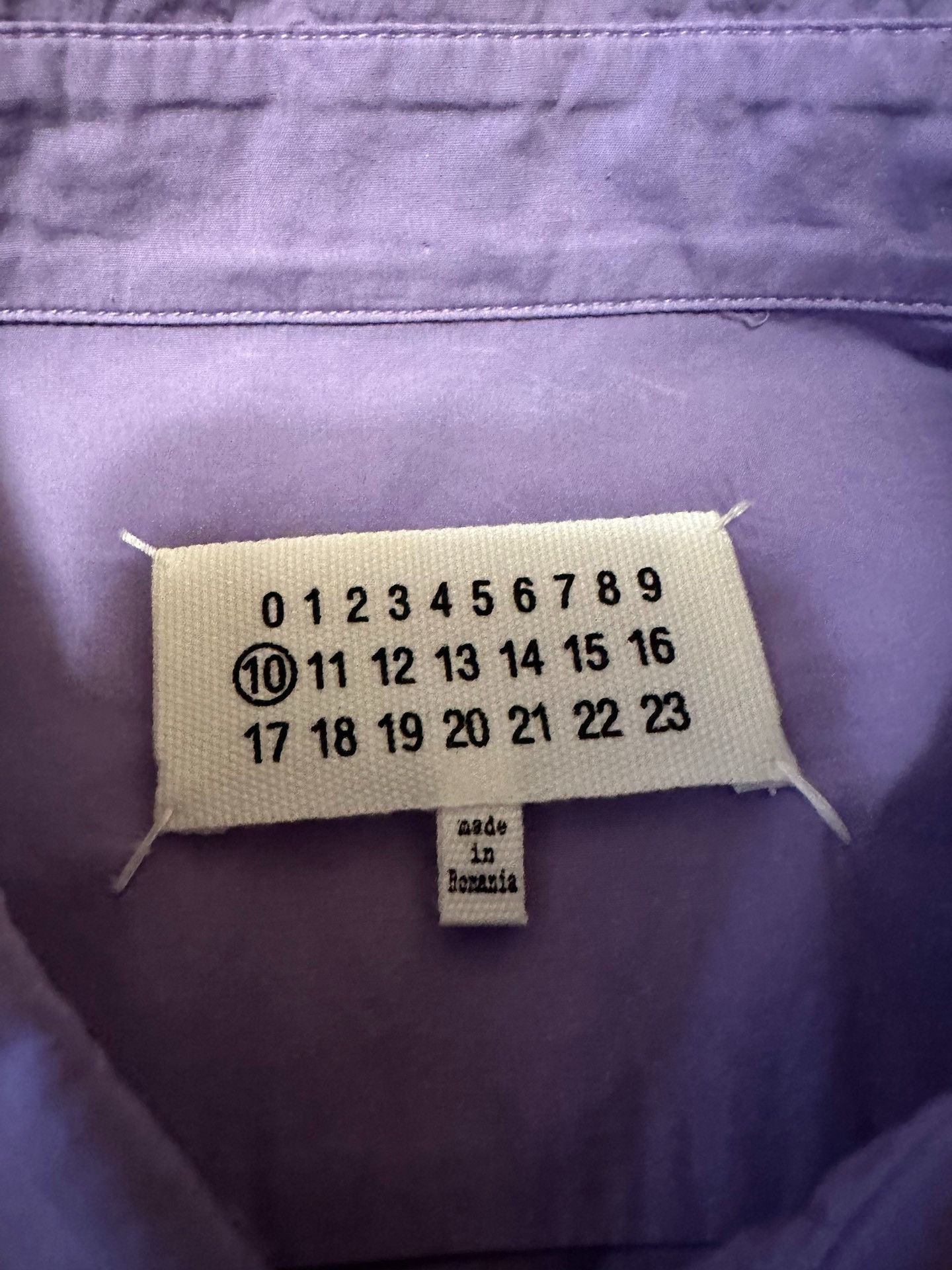 Maison Margiela Maison Margiela Purple long-sleeved shirt 2501-Nextarrow Size US XS / EU 42 / 0 - 1 Thumbnail