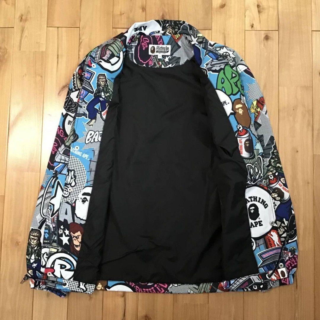 Bape BAPE COMIC ART coach jacket a bathing ape Size US S / EU 44-46 / 1 - 6 Thumbnail