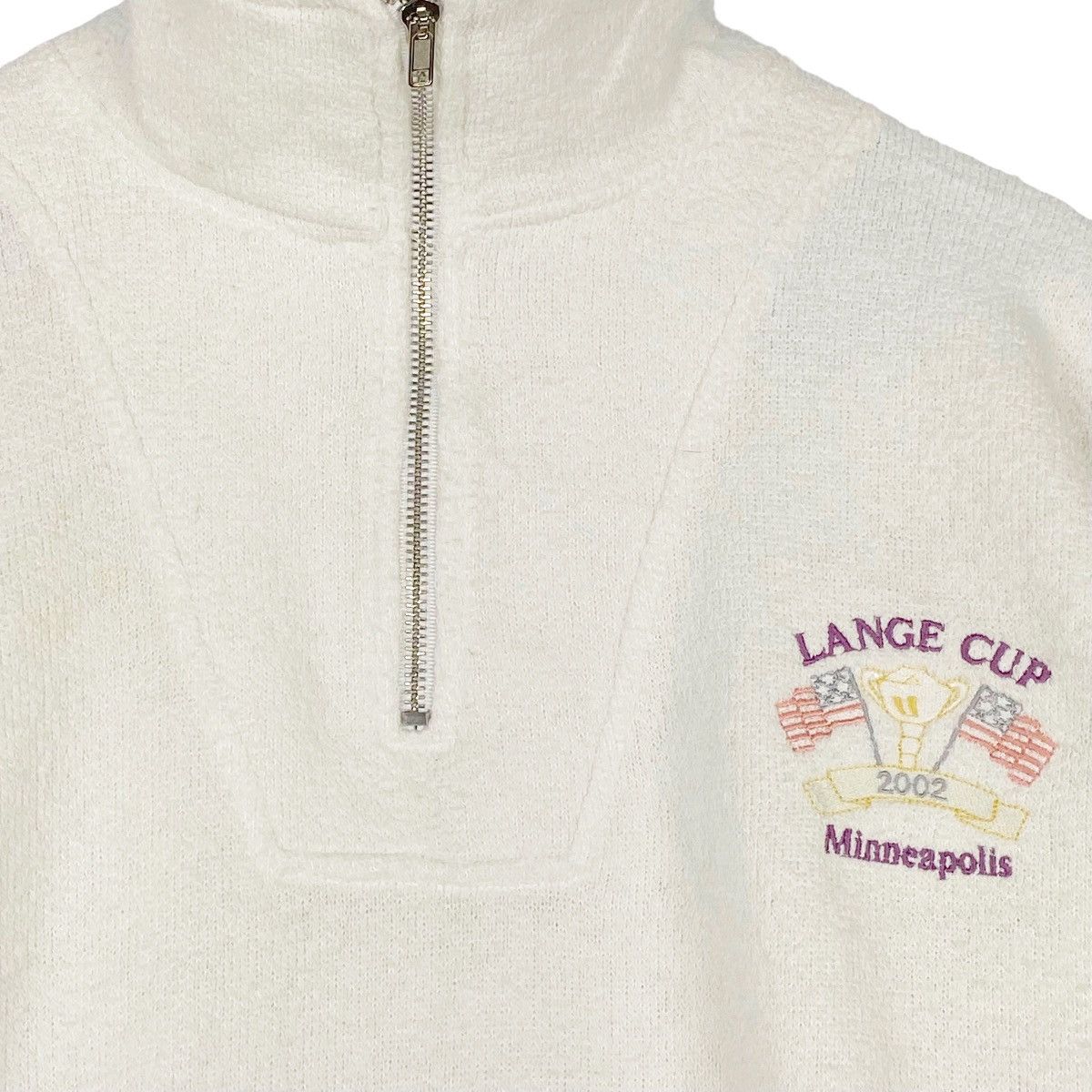 Vintage Vintage Exist Small Embroidered Lange Cup Quater Zip Size US M / EU 48-50 / 2 - 4 Thumbnail