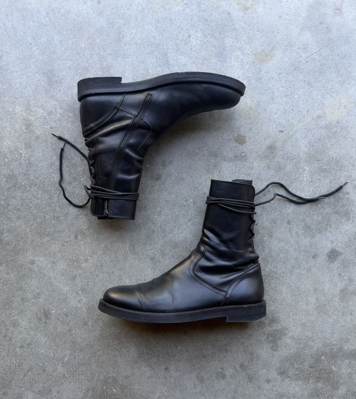Ann Demeulemeester Ann demeulemeester back lace boots size 46 Size US 13 / EU 46 - 2 Thumbnail