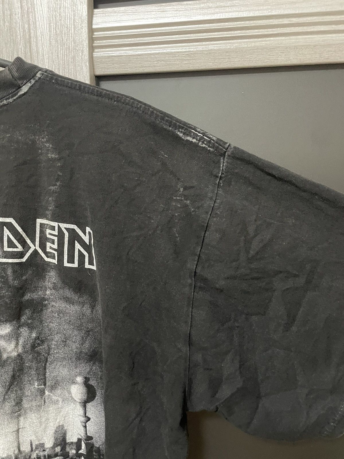 Band Tees × Iron Maiden × Vintage Vintage Trashed Iron Maiden Brave New World Tee Band T Shirt Size US XL / EU 56 / 4 - 15 Thumbnail