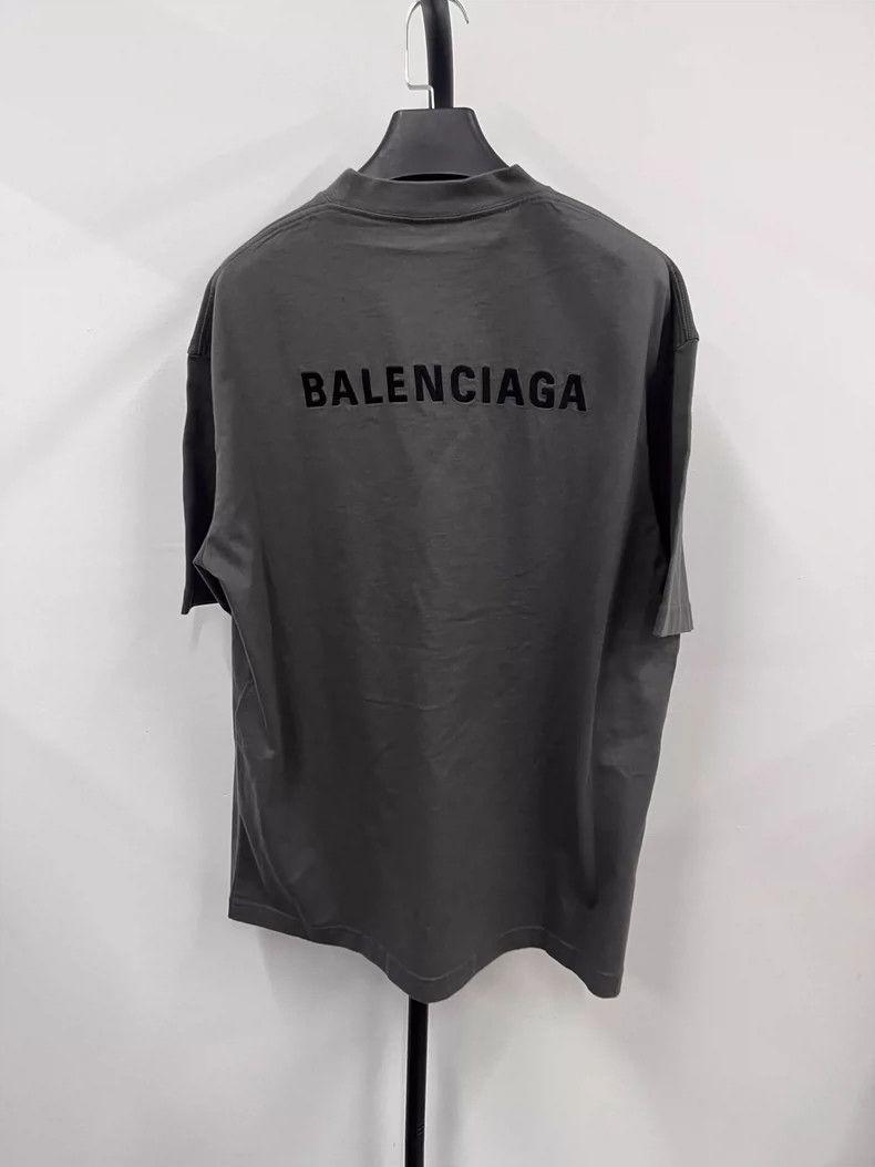 Other Balenciaga Letter Logo Embroidered Crew Neck T-Shirt Size US XS / EU 42 / 0 - 2 Thumbnail