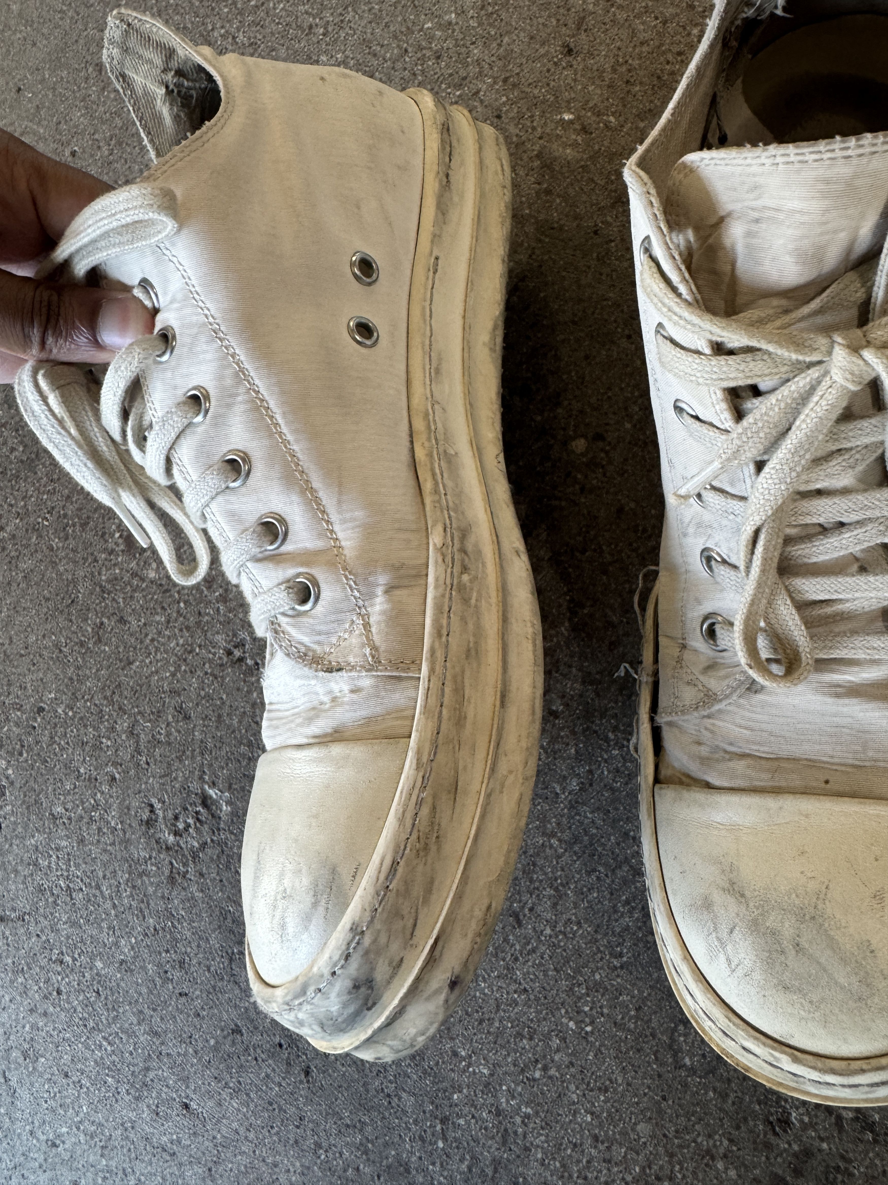 Rick Owens Low Top Ramones Size US 8.5 / EU 41-42 - 3 Thumbnail