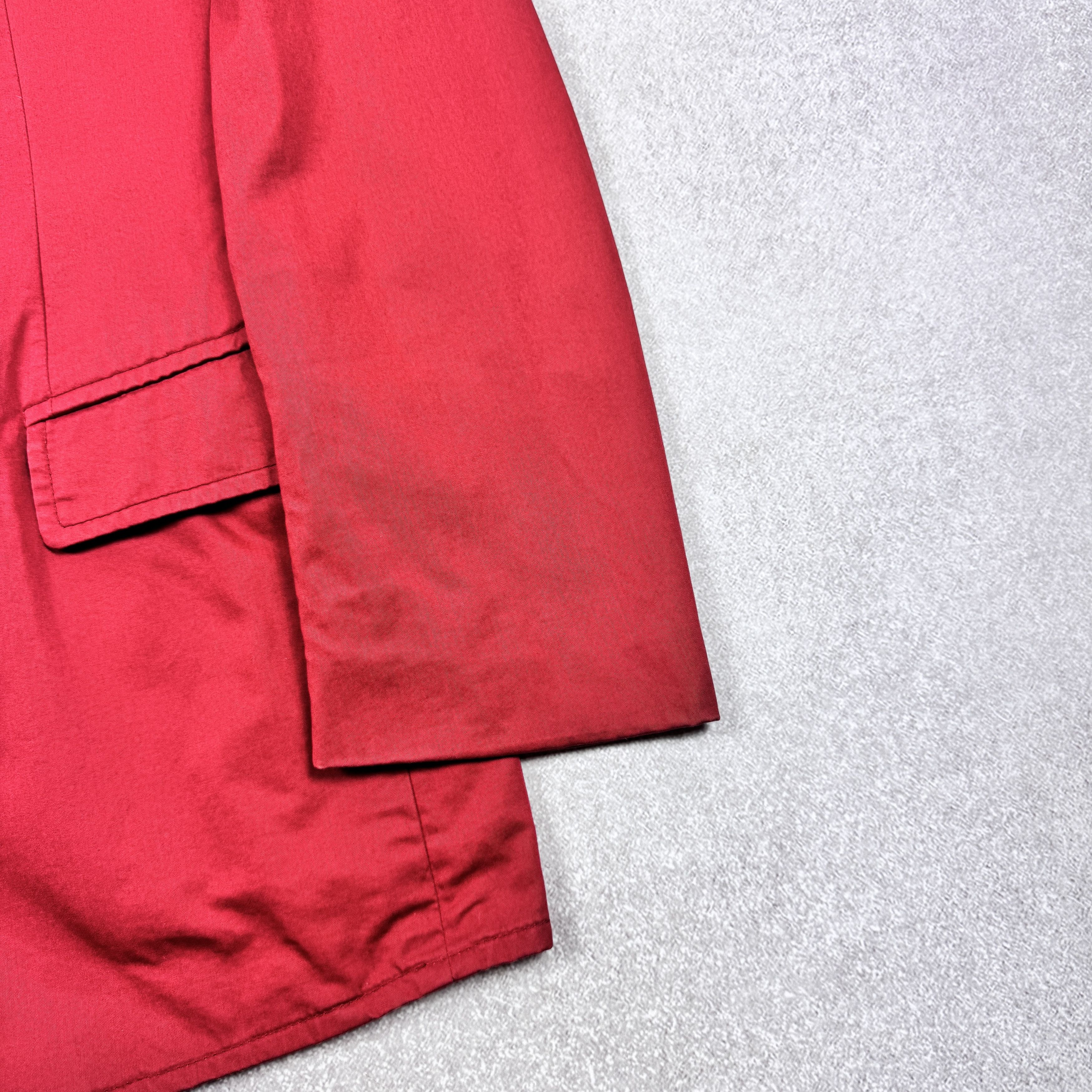 Hugo Boss Hugo Boss Akten-we Red Cotton Slim Fit Blazer Size 48 / 38R Size 38R - 5 Thumbnail