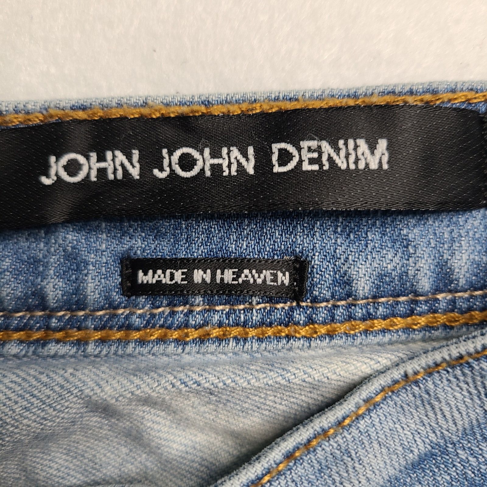 Other John John Distressed Bootcut Mid Rise Jeans US 8 Waist 28 Size 28" / US 6 / IT 42 - 6 Thumbnail