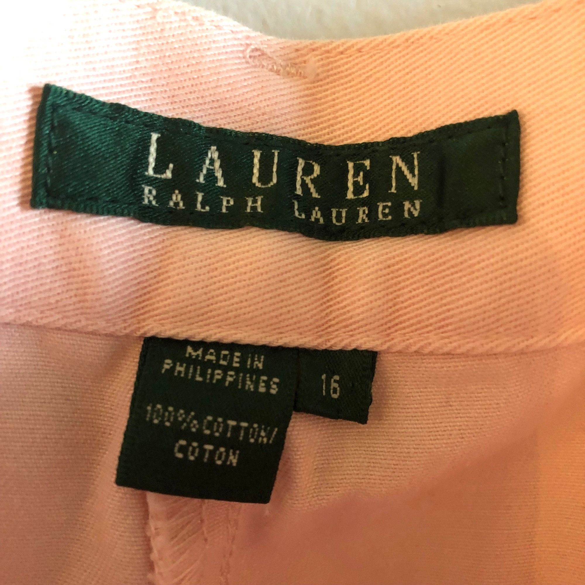 Ralph Lauren Ralph Lauren Women's Pink Bermuda Shorts- Size-16 Size 38" / US 16 / IT 52 - 2 Thumbnail